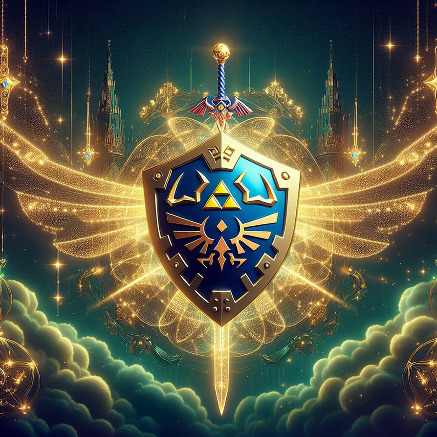Hylian Shield/Master Sword by NightGazer78 on DeviantArt