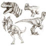 Dino sketches.