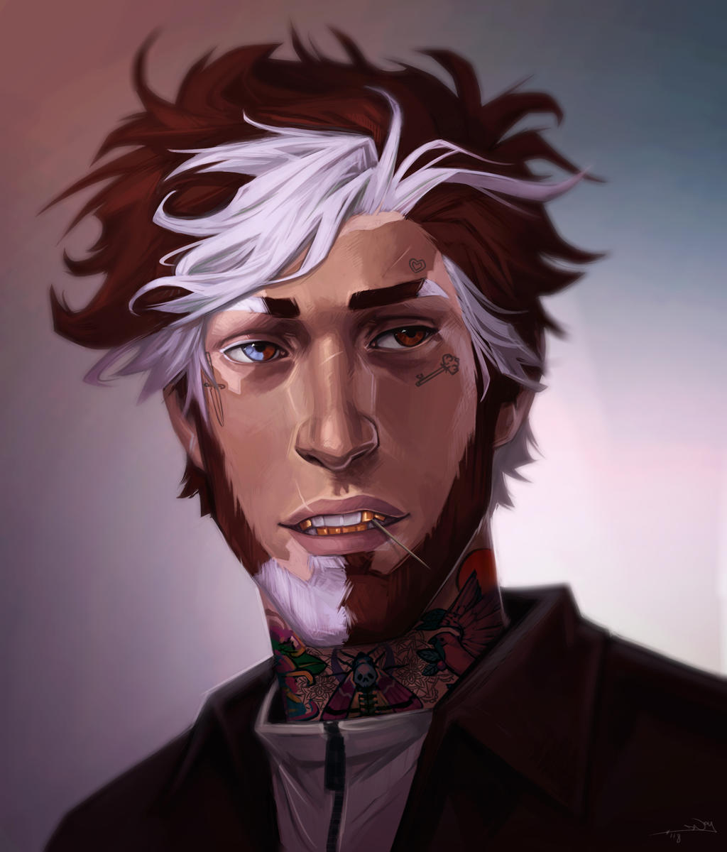 Artist Callum portrait commission: Callum. by Notesz on DeviantArt