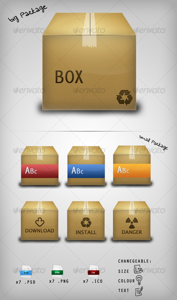 Package Icon Set