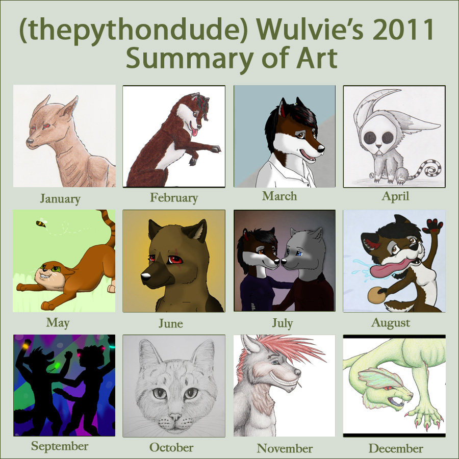 Wulvie's Art Summary 2011