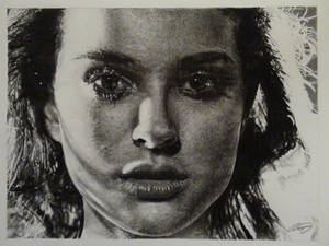 Natalie Portman Pencil Drawing