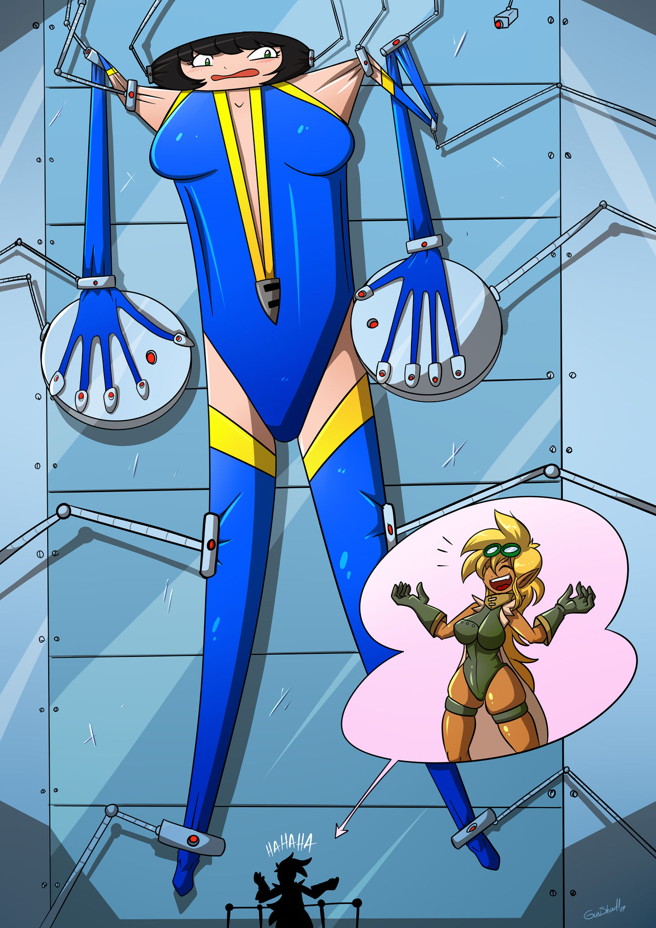 Rita stretched and immobilized by rodriguis on DeviantArt