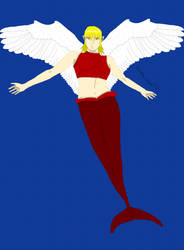 Mermaid angel