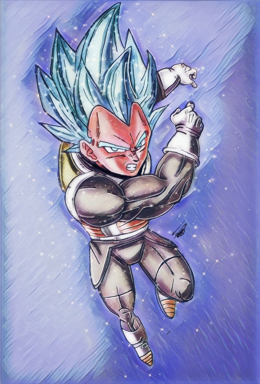 How to Draw Vegeta SSJ Blue New Form by DCAnimesDraw on DeviantArt