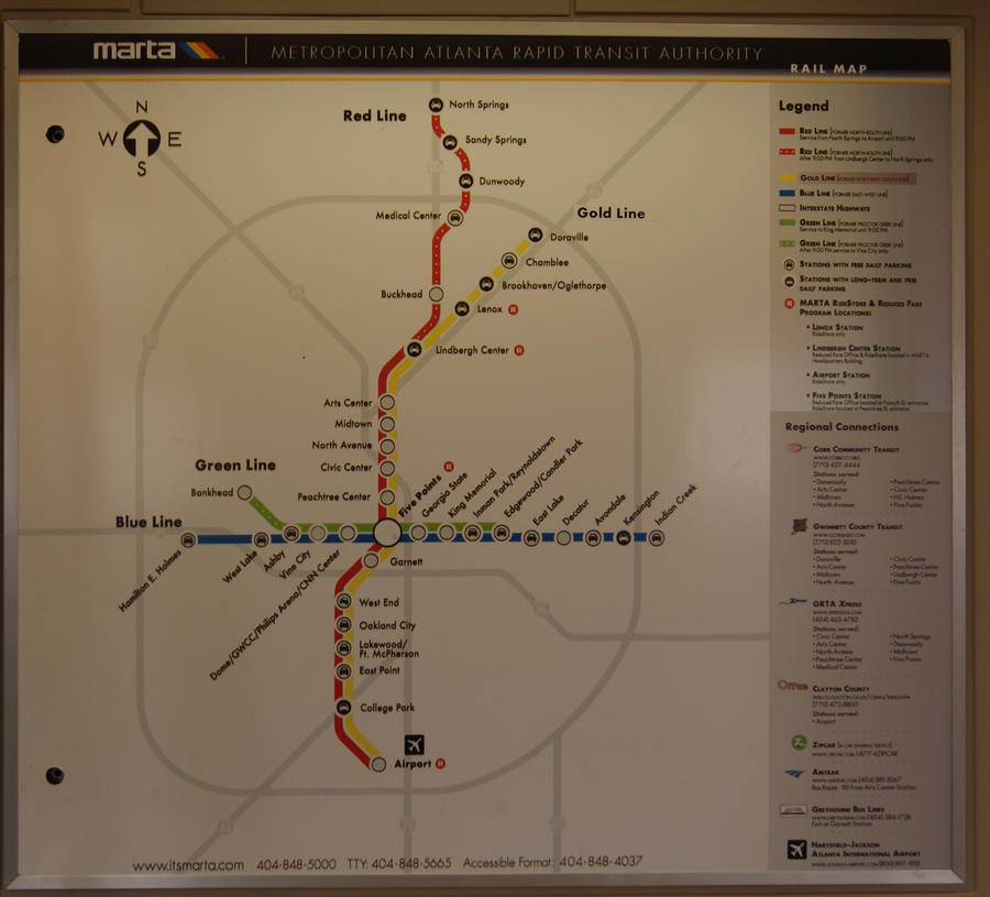 Updated MARTA System Map by JamesT4 on DeviantArt