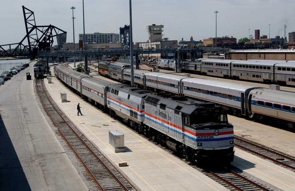 Amtrak 40th Anniversary Train Set