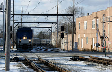 Amtrak on the South Shore East by JamesT4