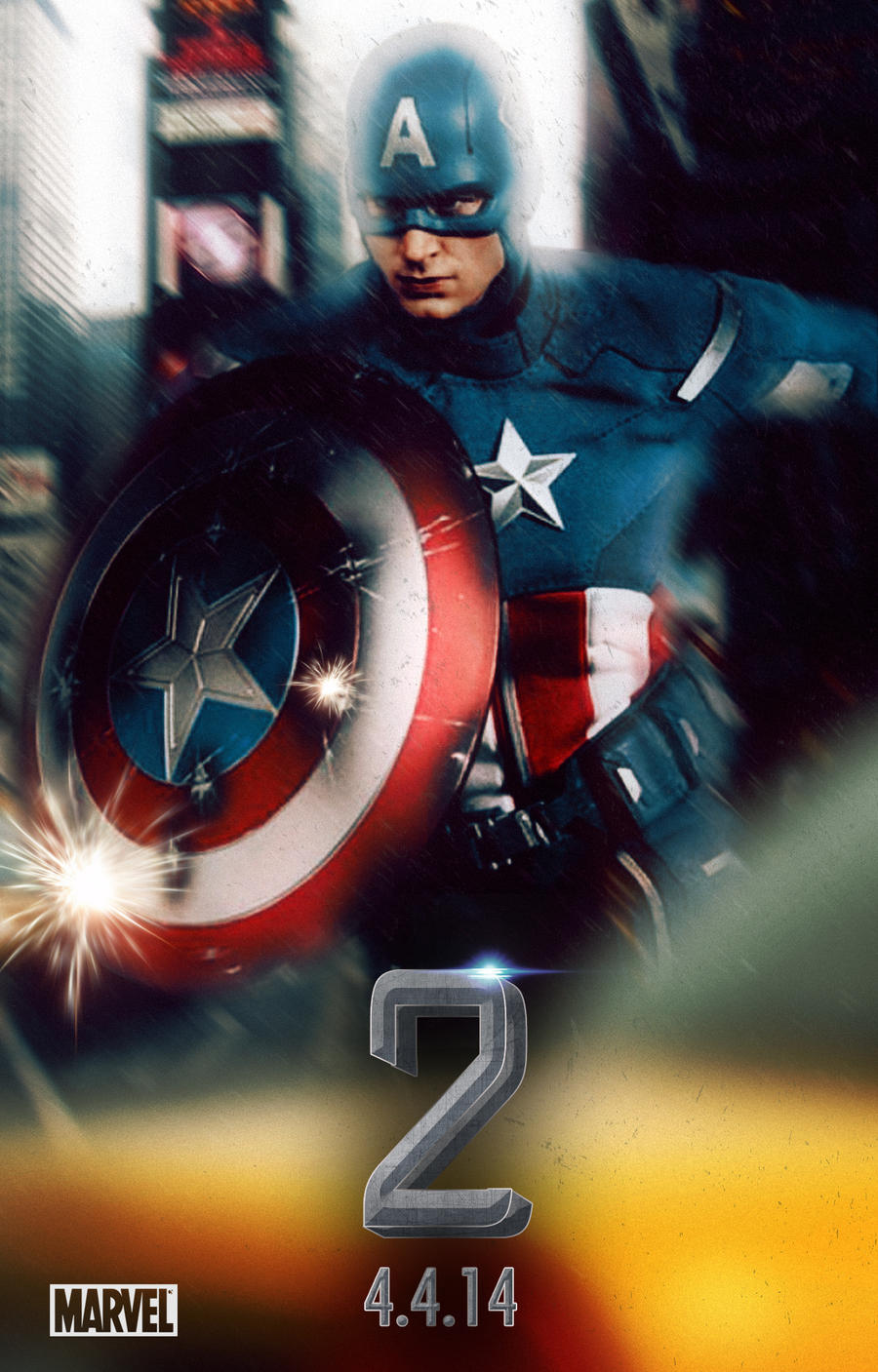 Captain America 2 Teaser Poster