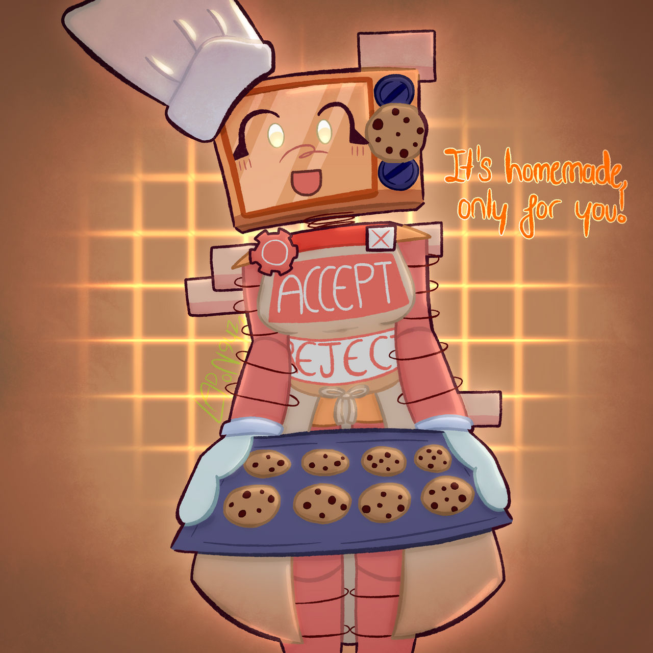 Cookieware Side View uhh cookieware thing i did a couple weeks ago by FriskoKd on DeviantArt