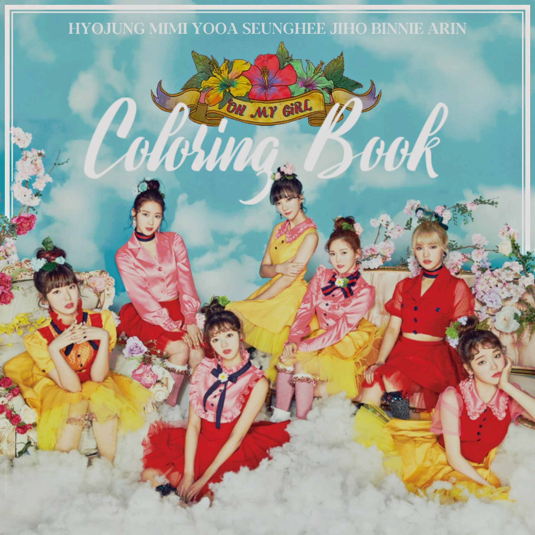 Download Oh My Girl Coloring Book Album Cover By Lealbum On Deviantart