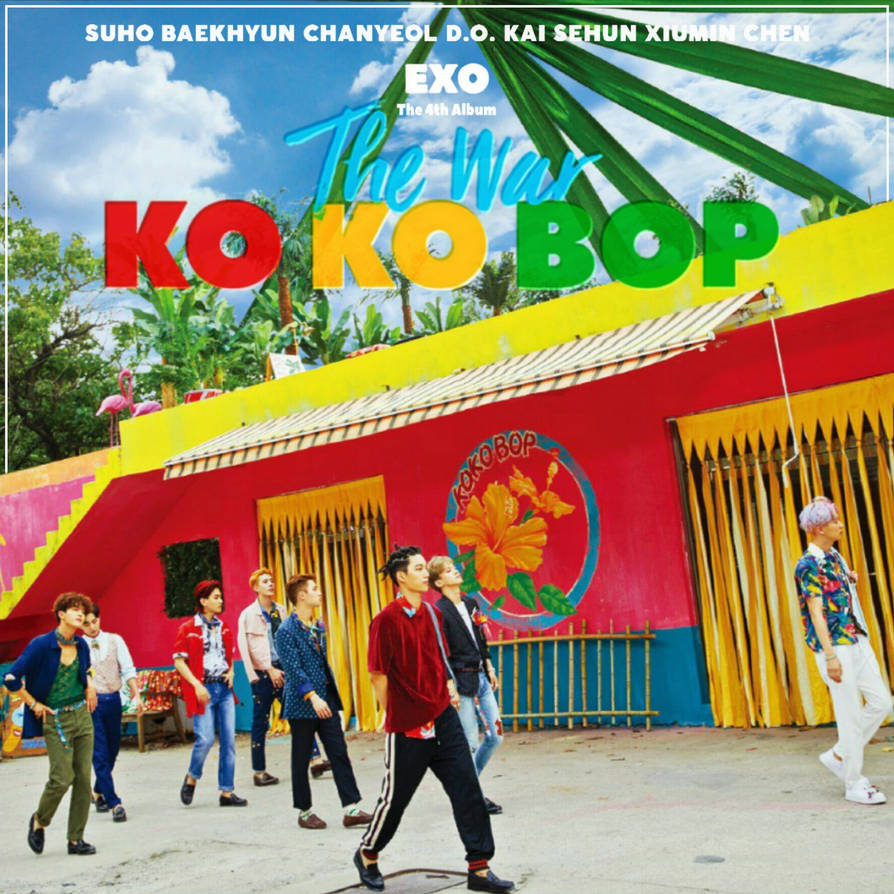 Exo Ko Ko Bop The War Album Cover By Lealbum On Deviantart