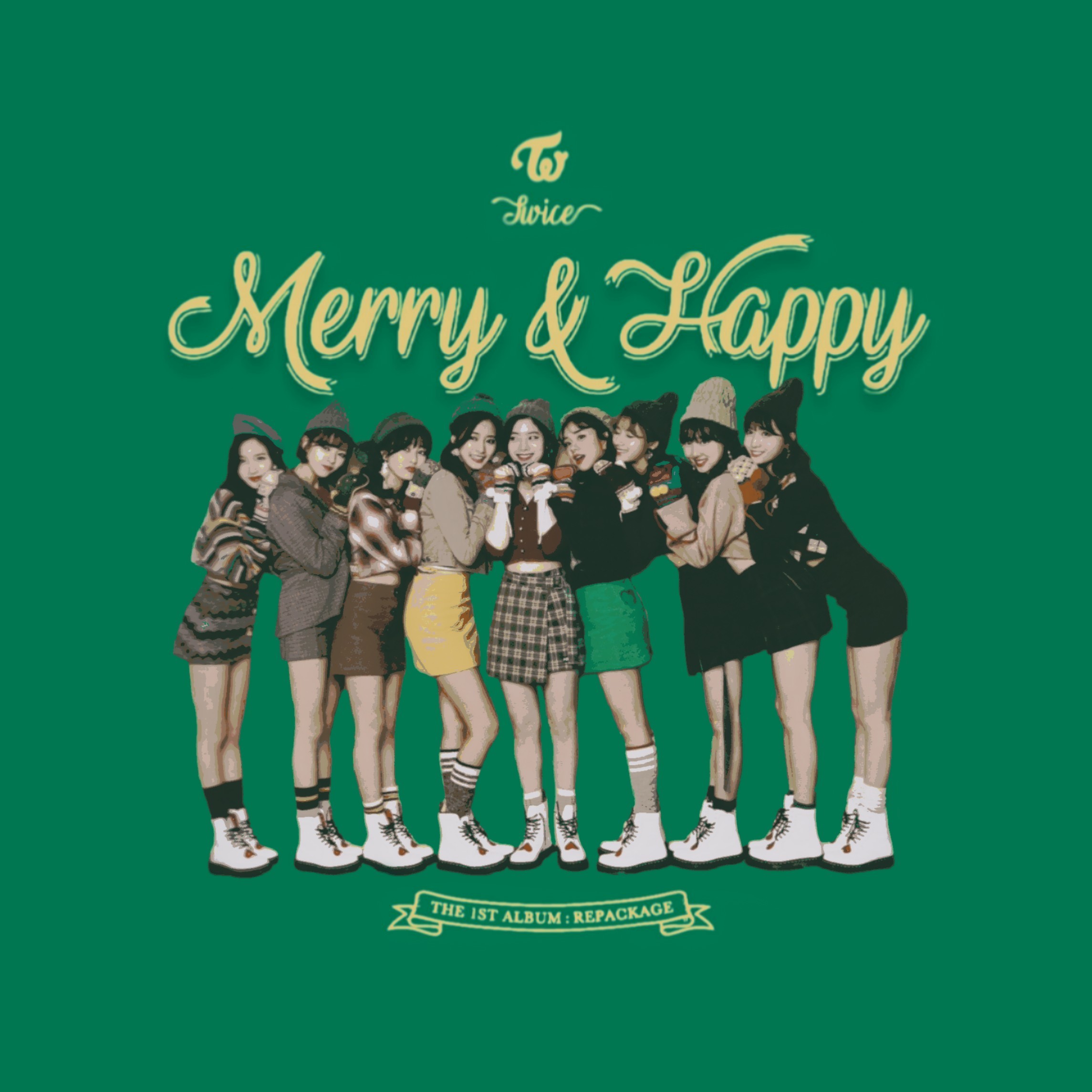 Twice Merry And Happy Album Cover By Lealbum On Deviantart