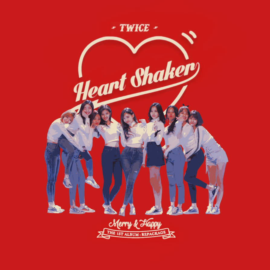 Twice Heart Shaker Merry And Happy Album Cover By Lealbum On Deviantart Twice Heart Shaker Merry And Happy Album Cover By Lealbum On Deviantart