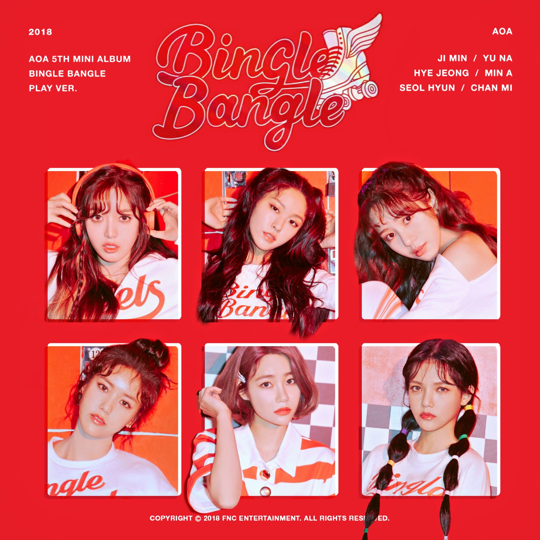 AOA BINGLE BANGLE / 5TH MINI ALBUM album cover by LEAlbum on DeviantArt