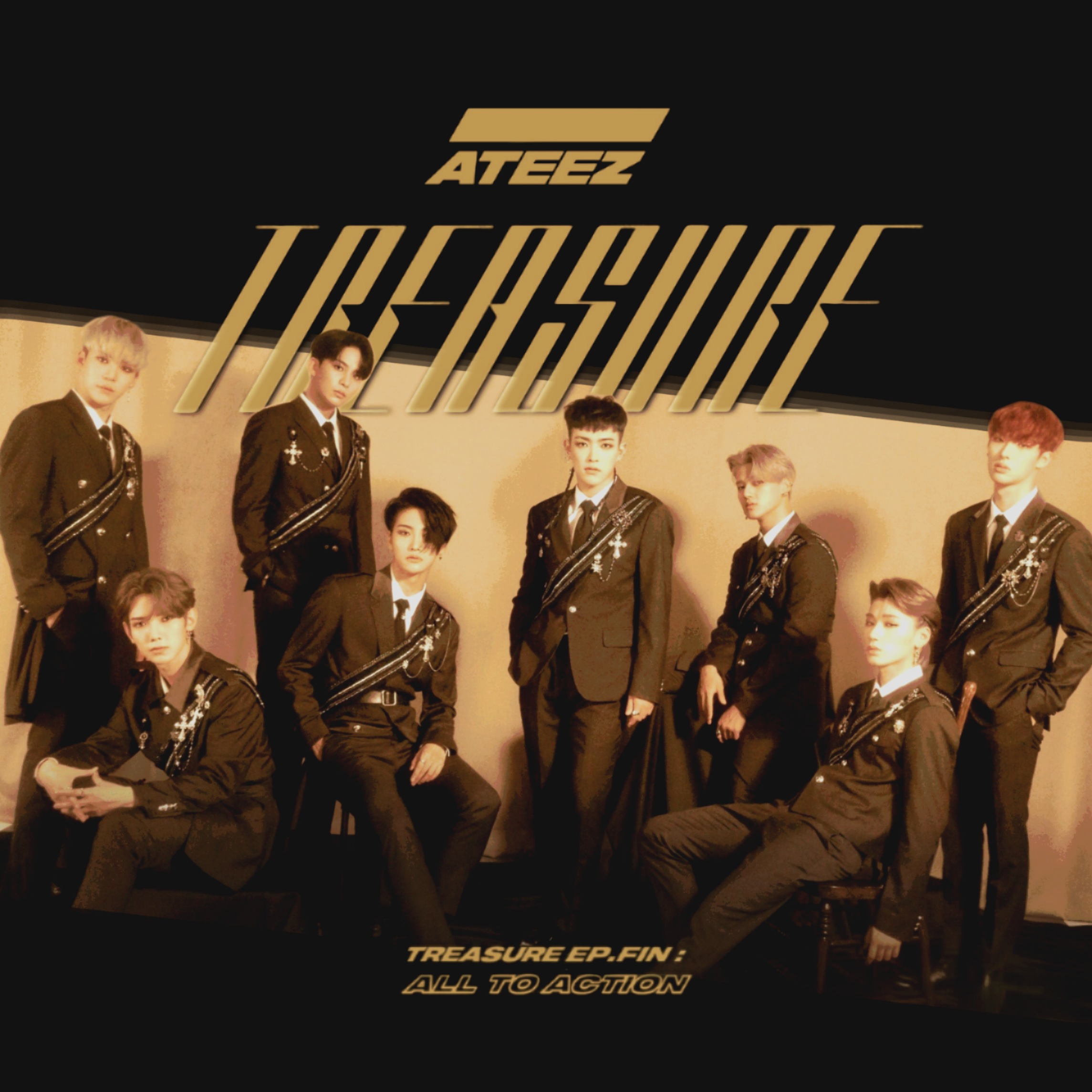 Ateez Treasure Ep Fin All To Action Album Cover By Lealbum On Deviantart
