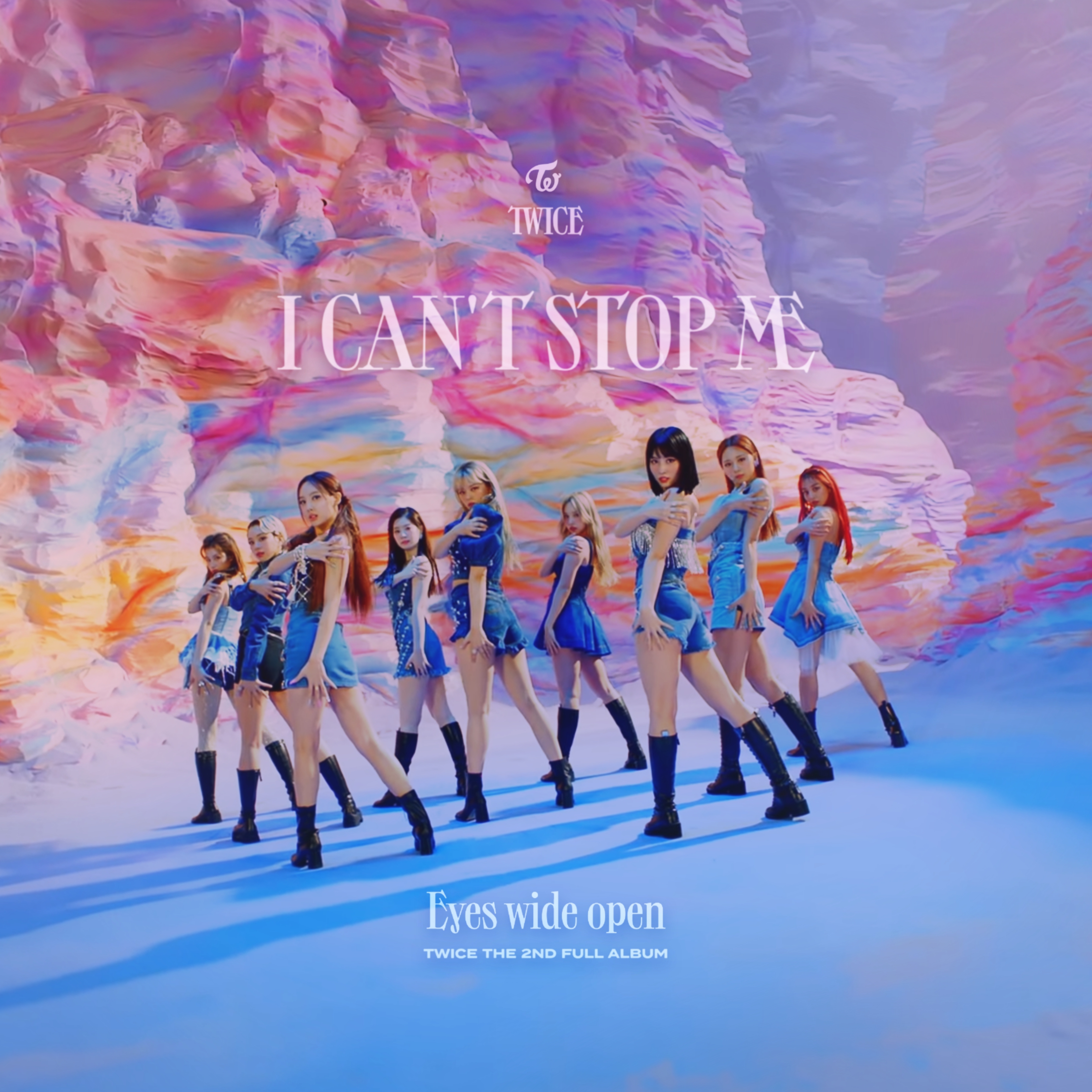 TWICE I CAN'T STOP ME / EYES WIDE OPEN album cover by LEAlbum on