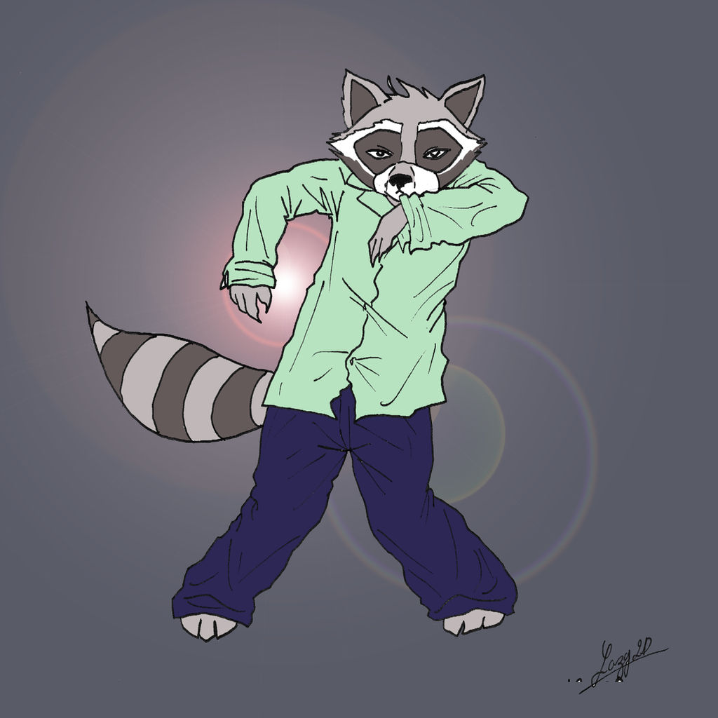 Dancing Raccooon Dancing Animals - The Popping Raccoon by Lazy2D on DeviantArt