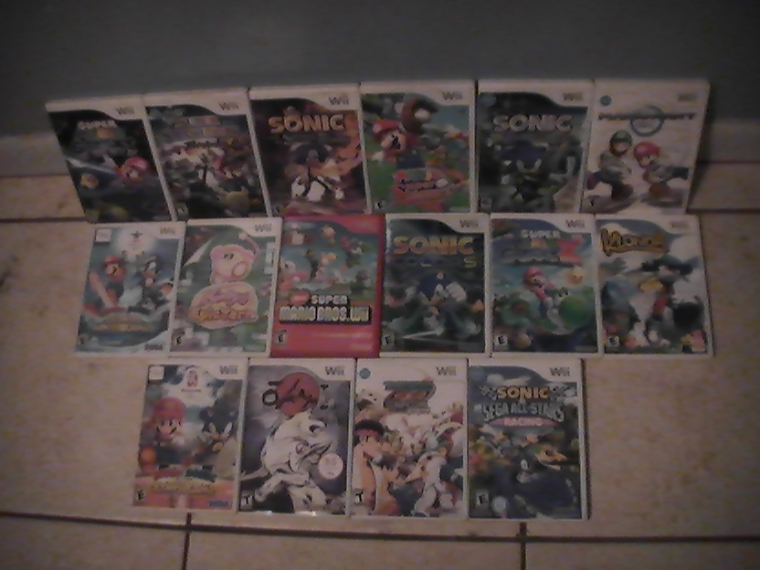 my Wii game collection