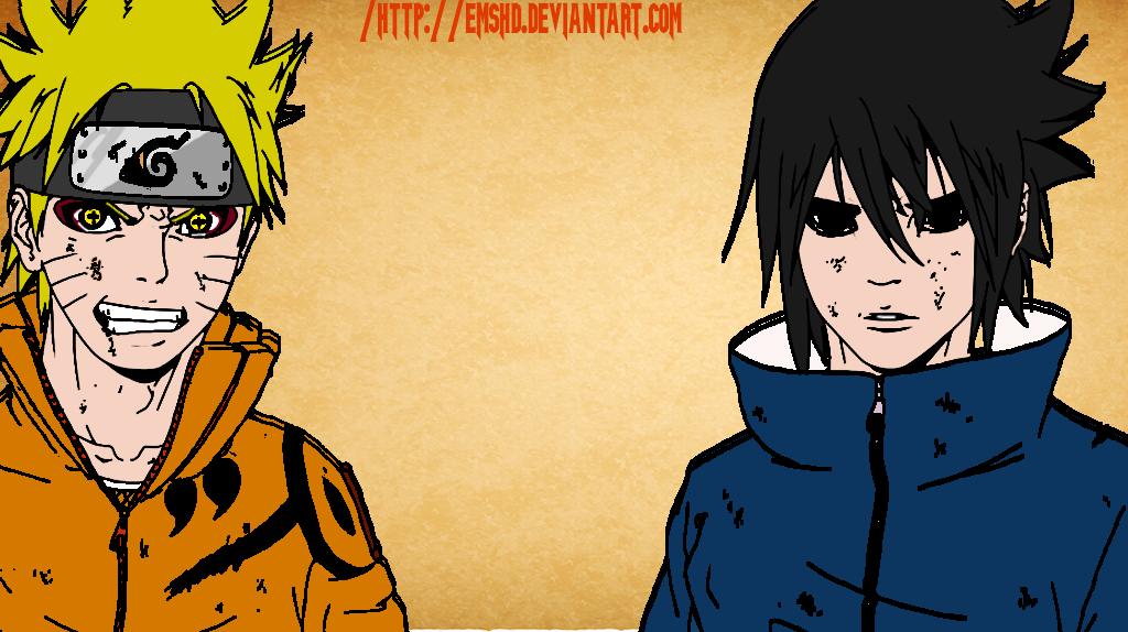 Naruto and Sasuke!