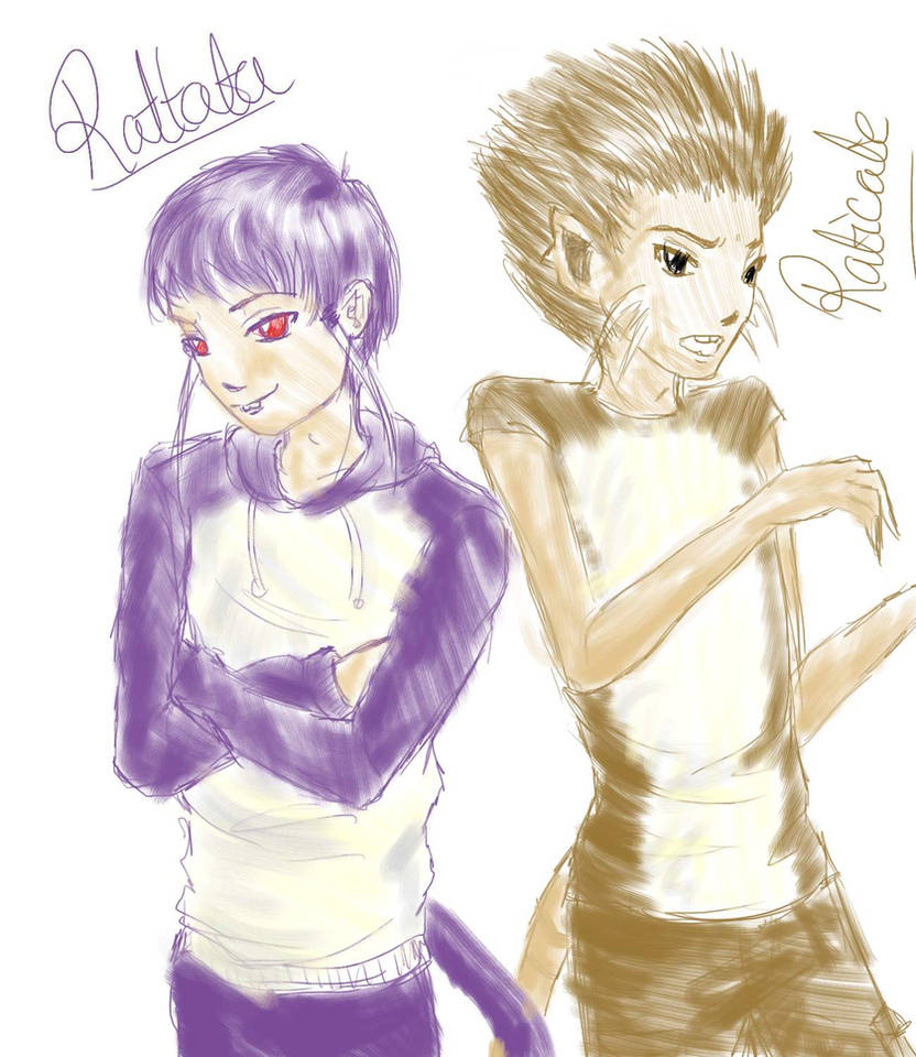 Human Ratta Human Pokemon: Rattata and Raticate by Sailor-Musouka on DeviantArt