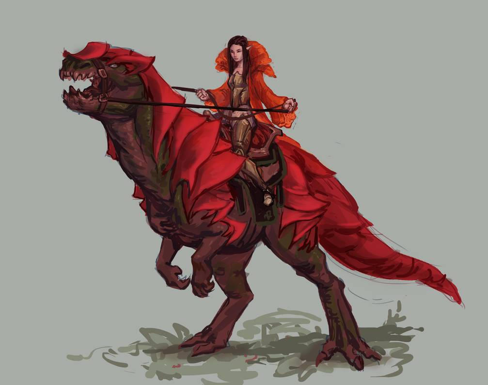 Rose Raptor Marigold and the Rose Raptor by Manchines on DeviantArt