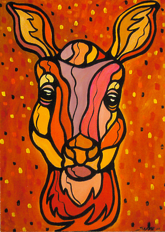 Deer - Acrylic Painting