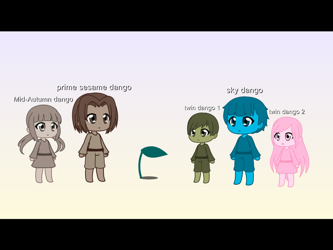Dango Man Dango Daikazoku human version 7 by Megamethyst on DeviantArt