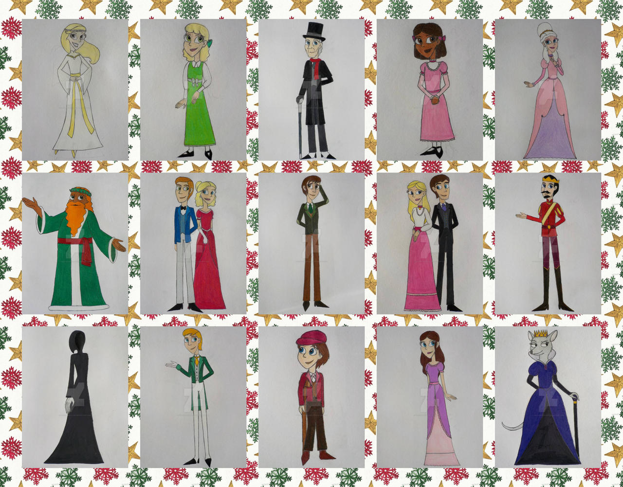 Barbie Christmas Stories OC Collage by Megamethyst on DeviantArt