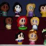 Disney princesses Kokeshi dolls