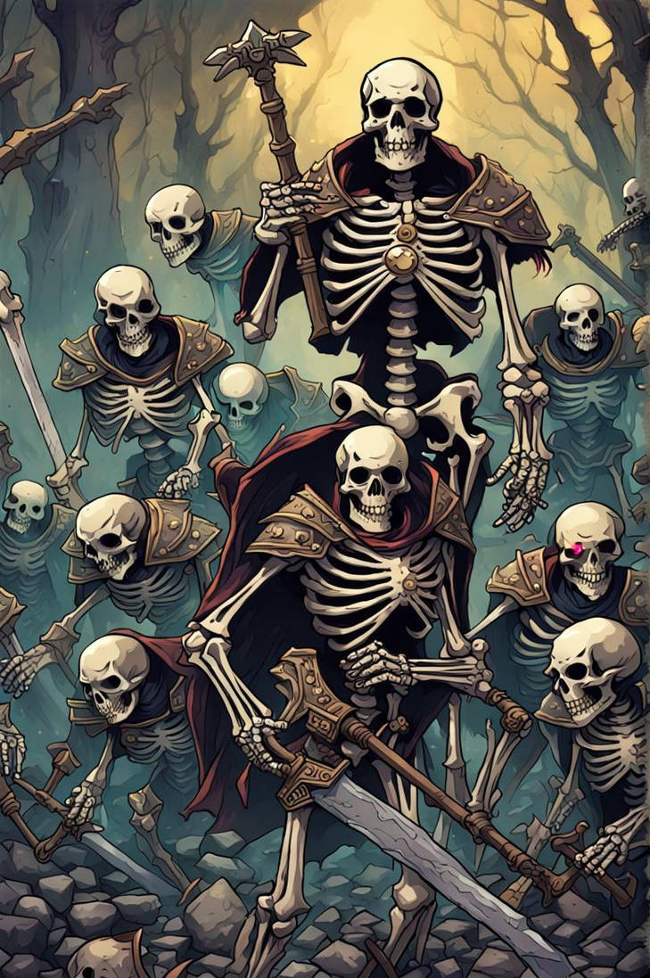 Skeleton Rising Skeleton army rising from graves by CKLusk on DeviantArt