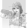 Get a sketch 22: Cowgirl Skater