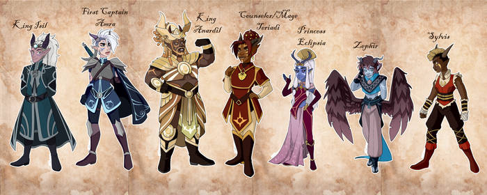 - The Dragon Prince_OC line up -