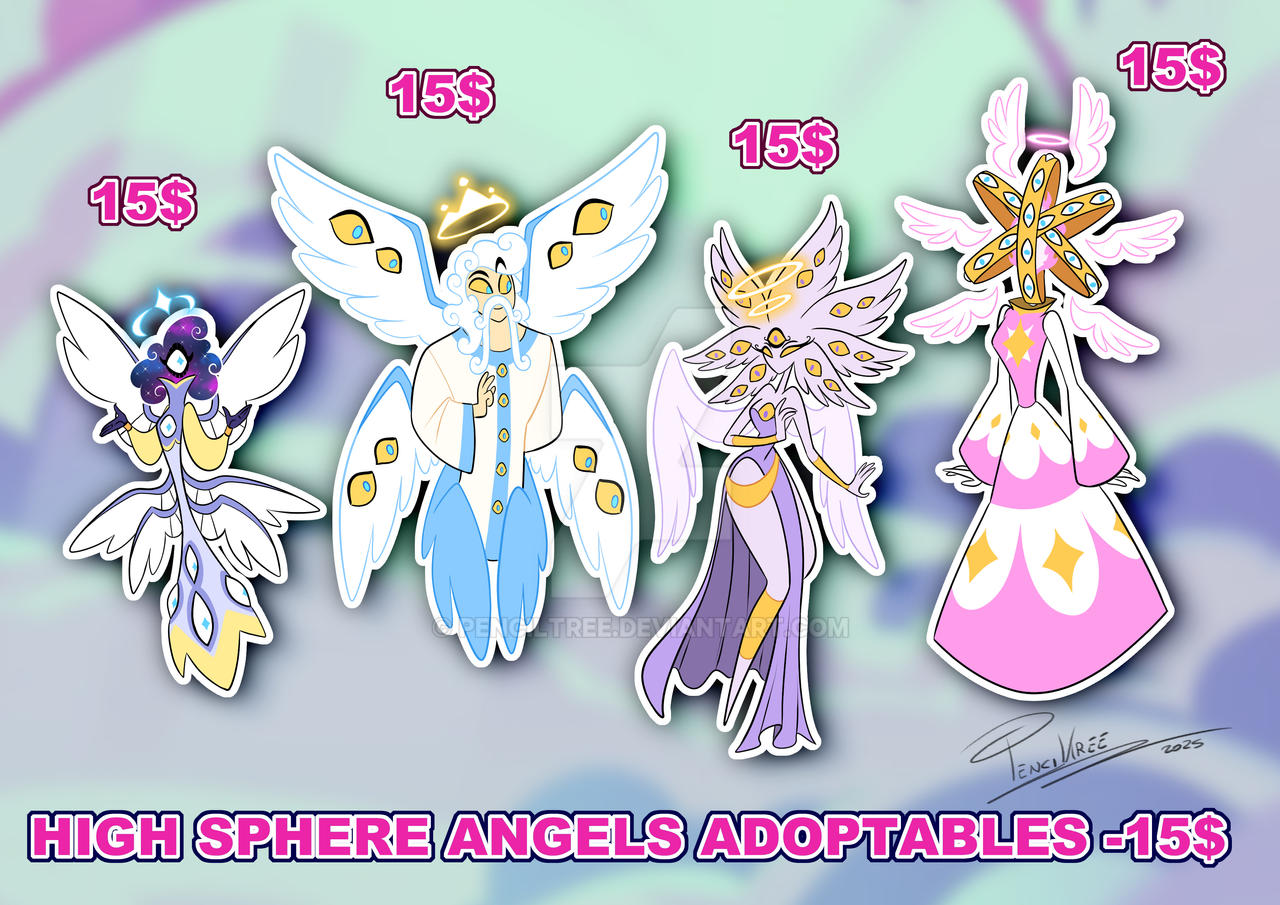 High Byte Angel - High Sphere angels adoptable - CLOSED by PencilTree on DeviantArt