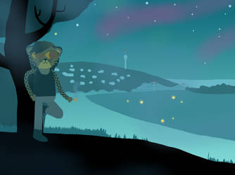 Dresden Night in the Woods