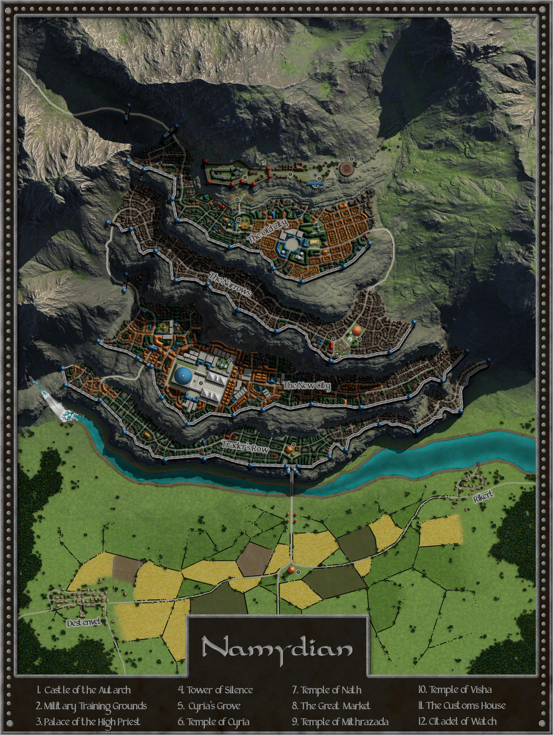 Namydian (Labeled Version) by Turambar91 on DeviantArt