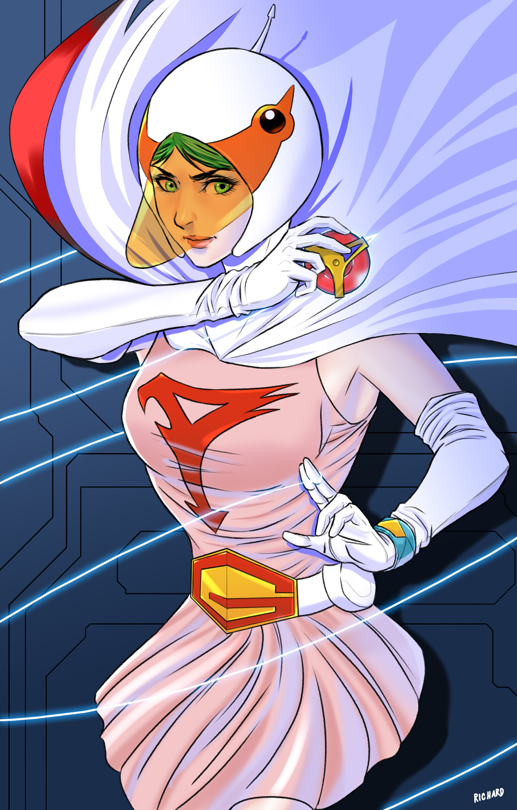 Gatchaman Deviantart Kagaku Ninjatai Gatchaman Jun the Swan by ChardReyes77 on DeviantArt