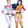 Princess Allura and Megumi Oka Voltron/Voltes 5