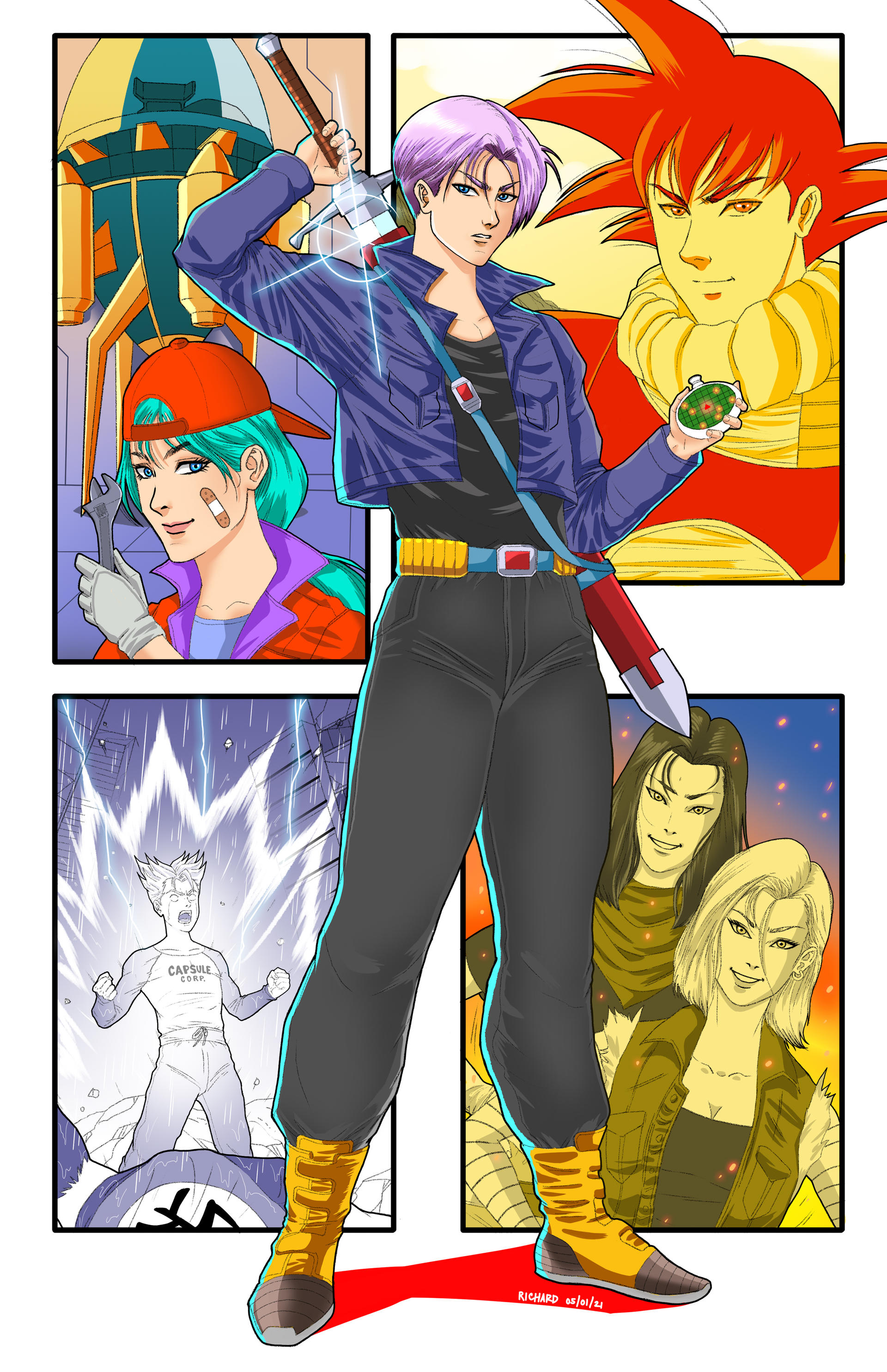 Dragon Ball Z Trunks By Chardreyes77 On Deviantart