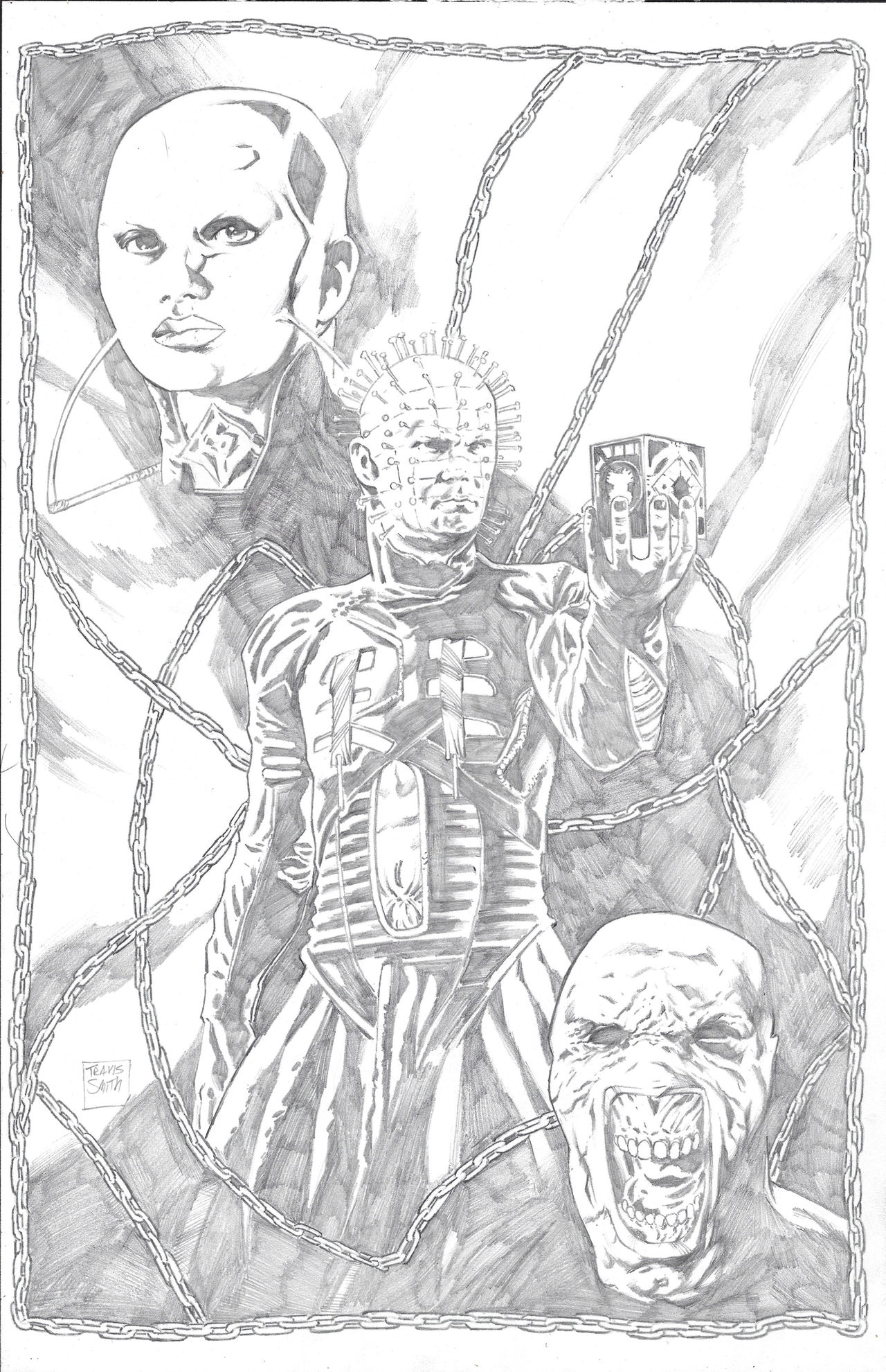 Deviantart Hell Raiser Hellraiser by JTravisSmithart on DeviantArt