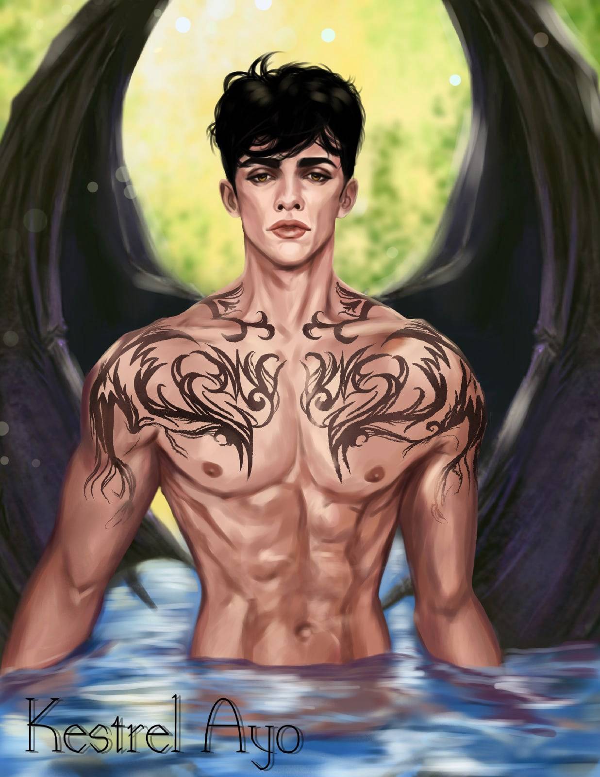 Azriel A Court Of Thorns And Roses by KestrelAyo on DeviantArt Azriel A Court Of Thorns And Roses by KestrelAyo on DeviantArt