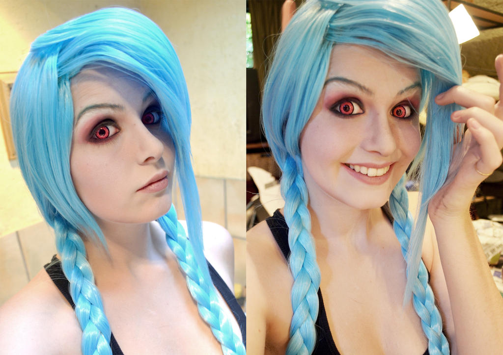 Jinx Makeup Test.