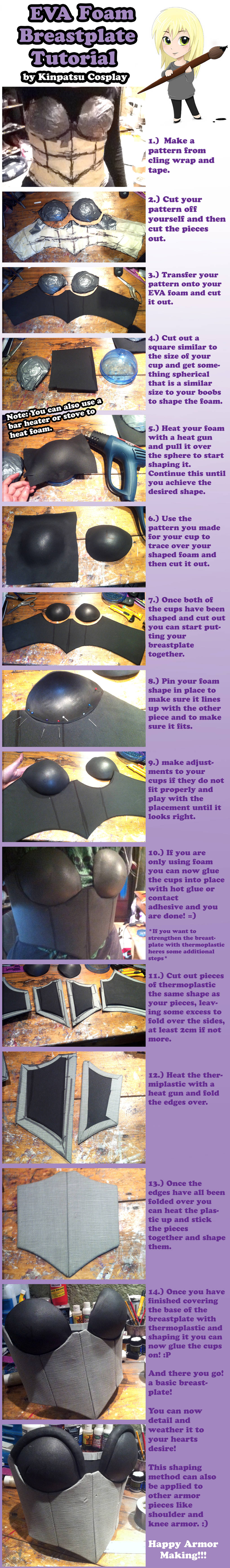 EVA Foam Breastplate Tutorial by Kinpatsu-Cosplay