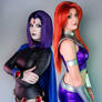 Raven and Starfire - Teen Titans