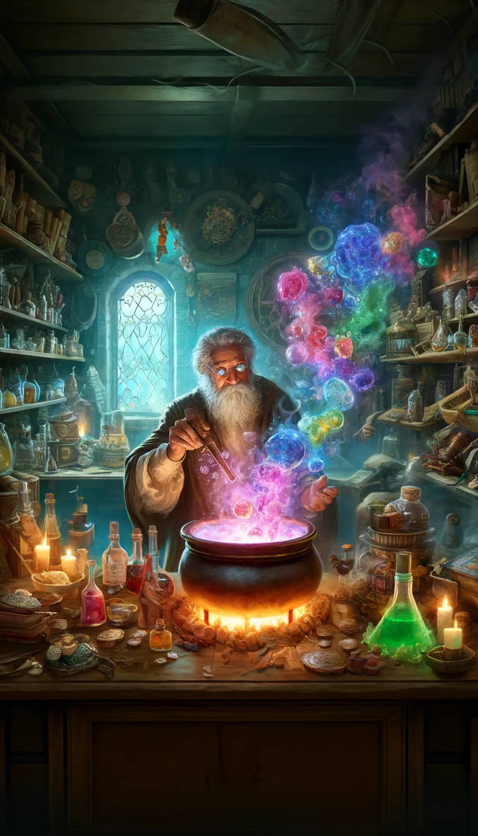 Alchemy Color Lab Dixit card concept #13 - Alchemy Lab by projectdreams on DeviantArt