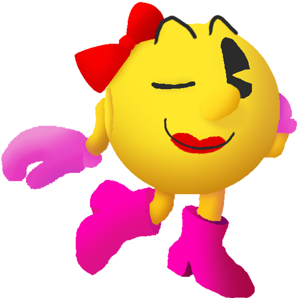 Ms Pac-Man 3D by TheSmashWaffle on DeviantArt