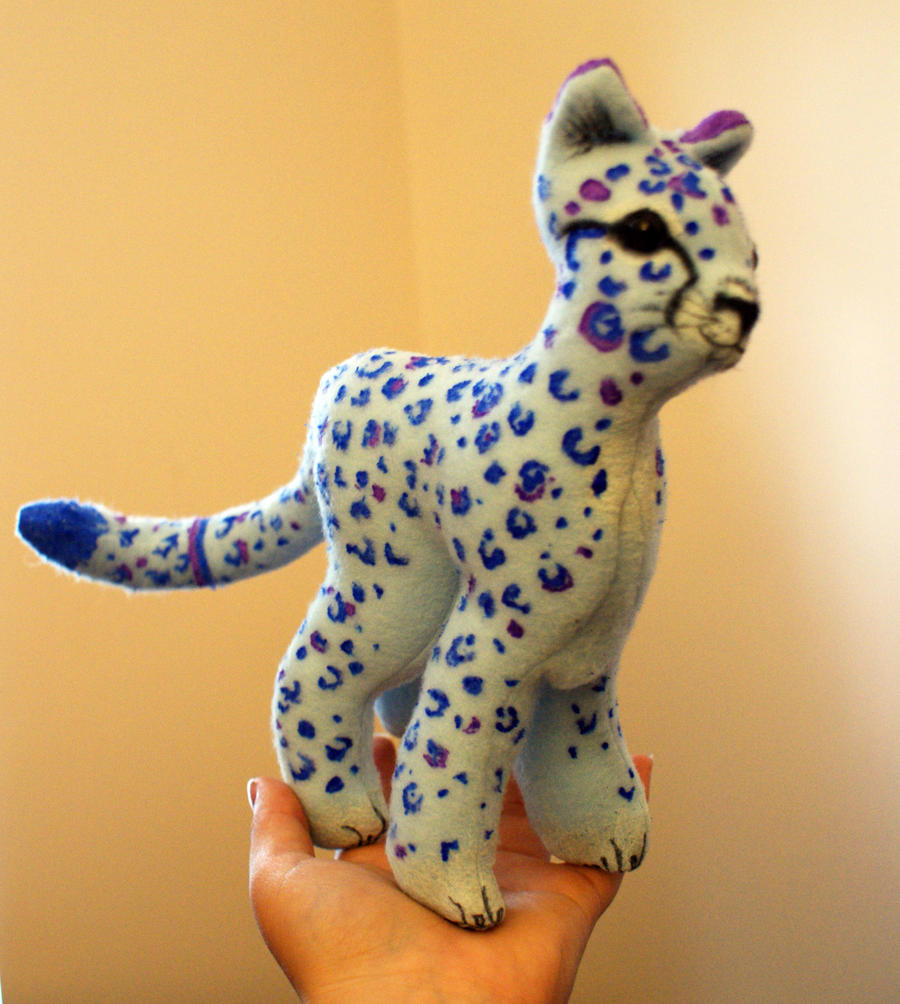 Blue Orchid Cheetah Plush