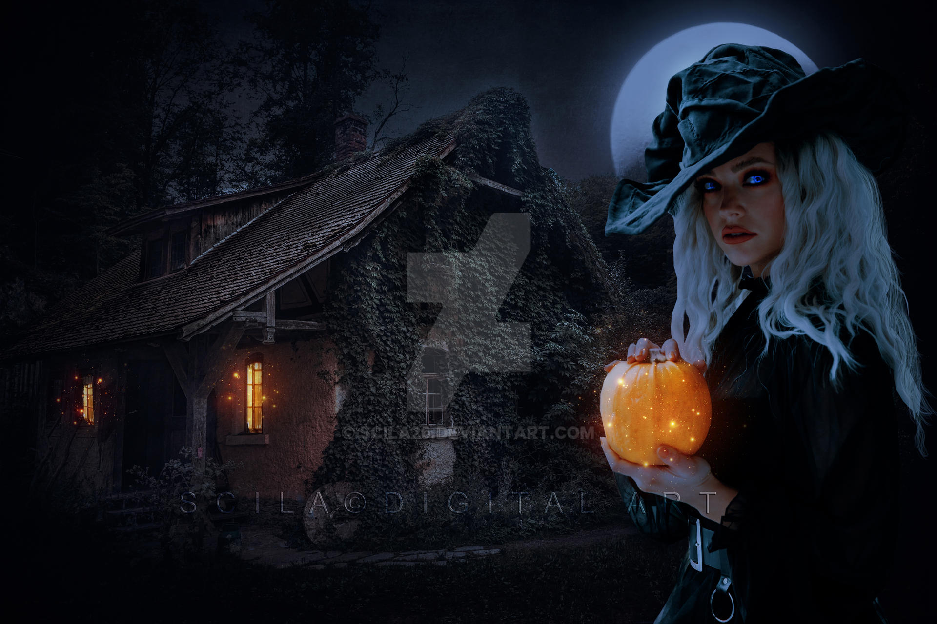 Hunted Moon Drawing Haunted Moon by scila26 on DeviantArt