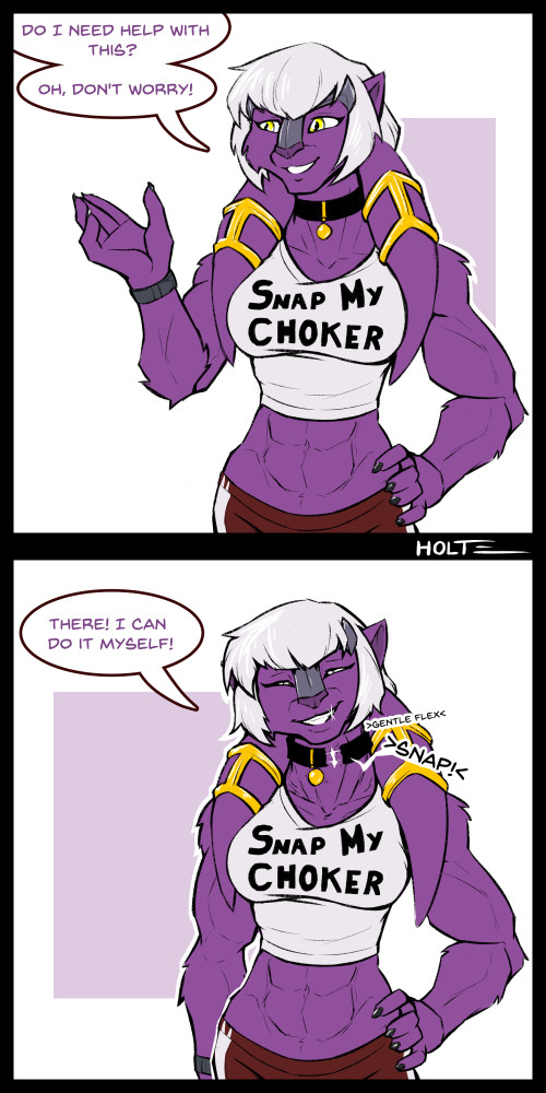 Snap My Choker, ft Glory! by HoltzWorks on DeviantArt