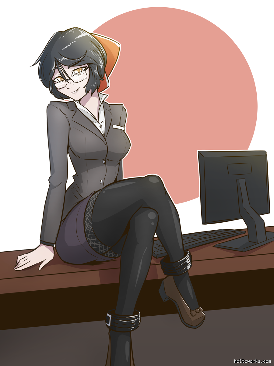 Office Lady Mayoi! by HoltzWorks on DeviantArt